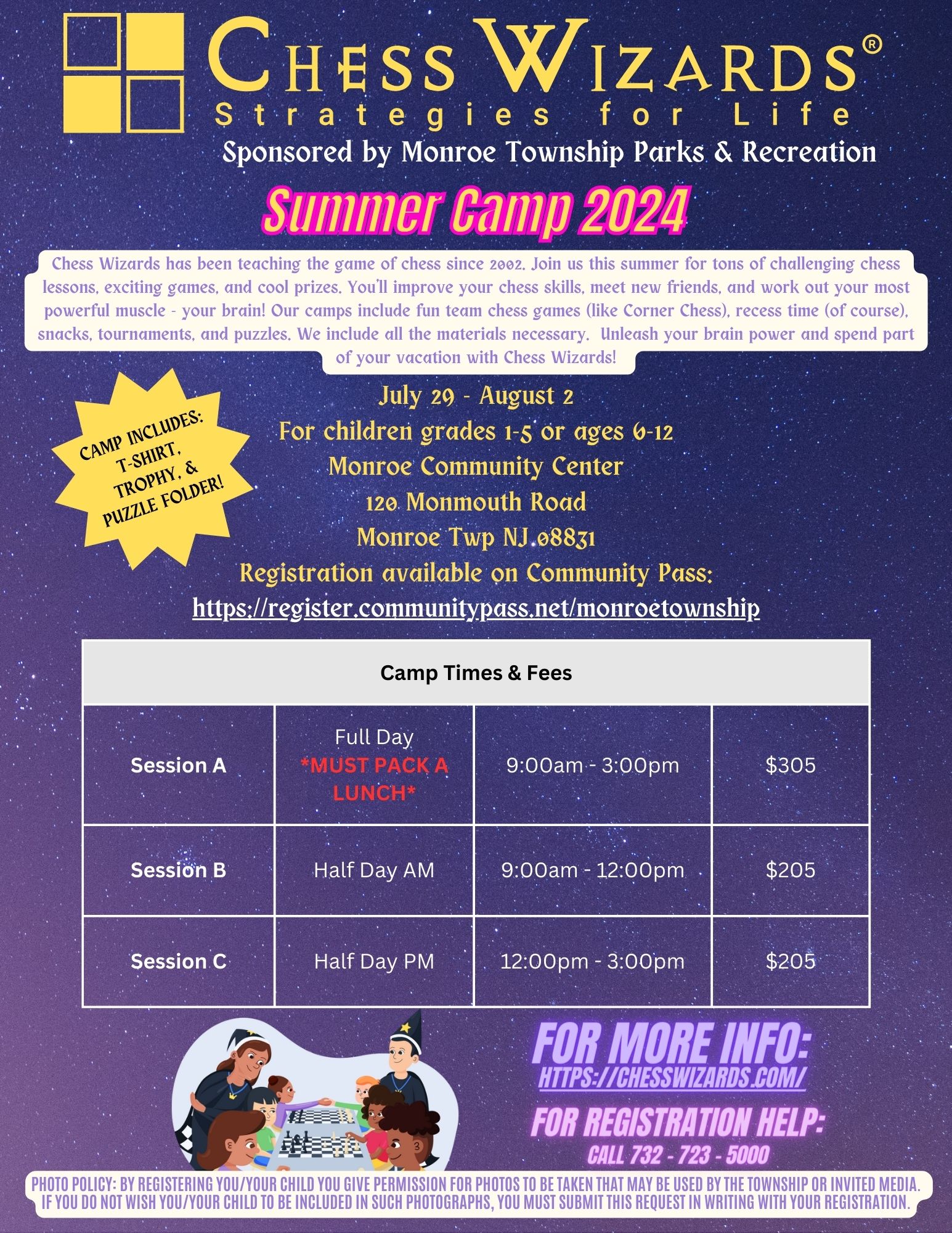 CHESS WIZARDS SUMMER CAMP 2024
