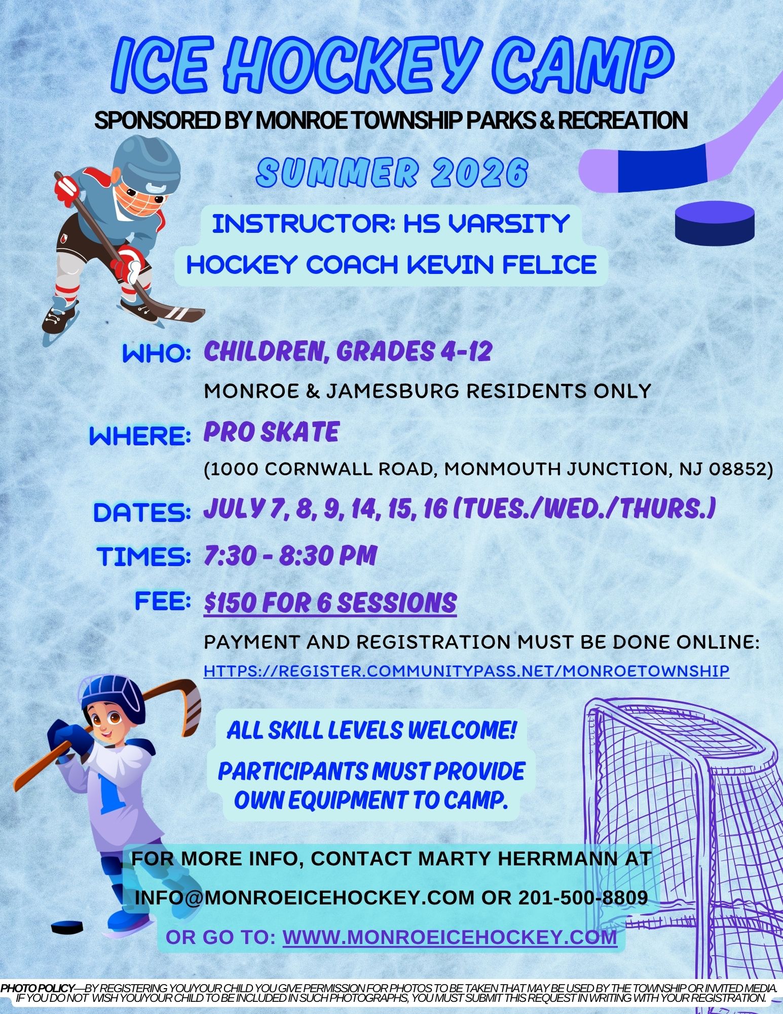 ICE HOCKEY CAMP 2026