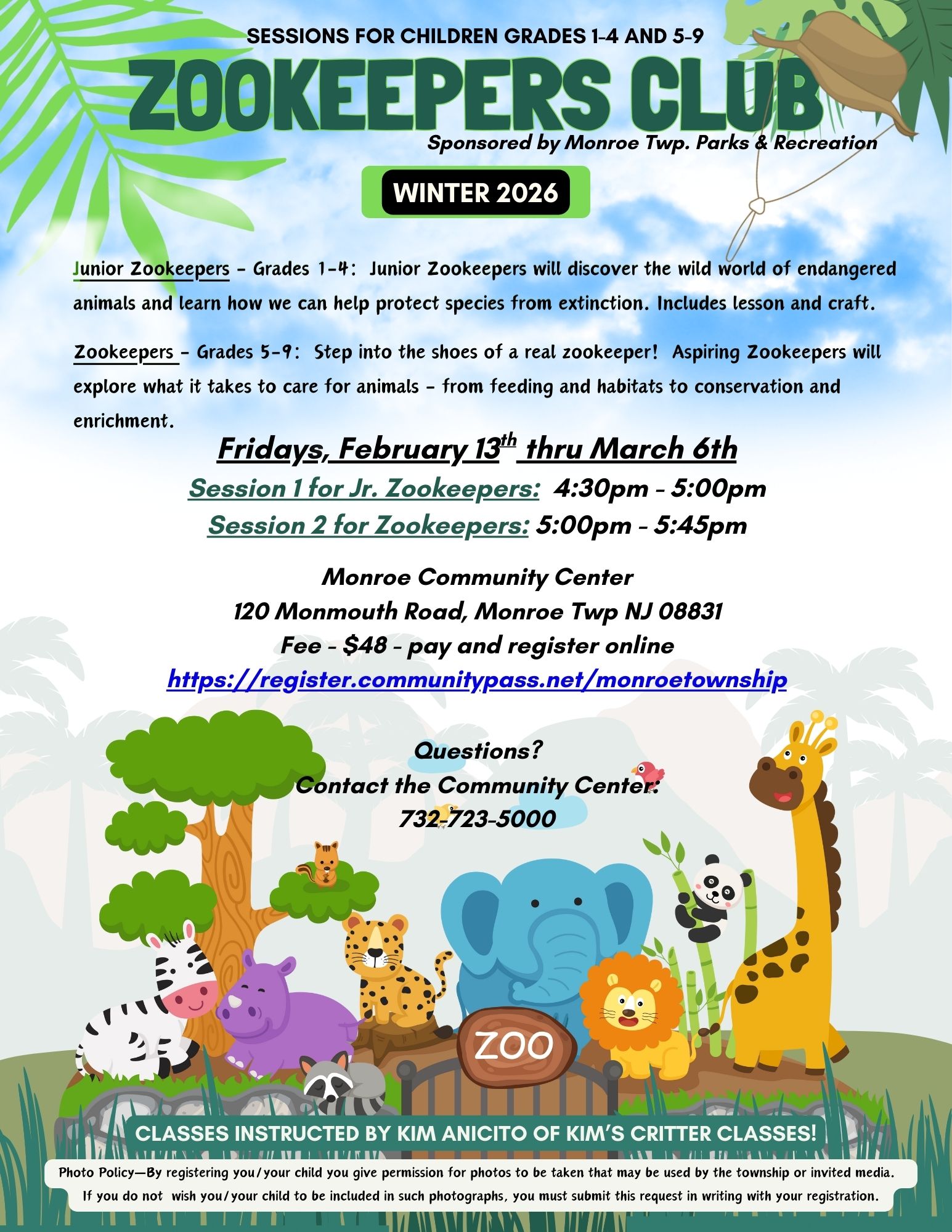 ZOOKEEPERS CLUB WINTER 2026 updated